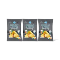 AH Robuuste chips zeezout & peper 3-pack