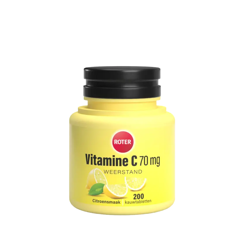 Roter Vitamine C 70mg kauwtabletten citroen