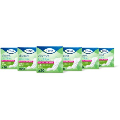 pdp-image-Tena Discreet ultra mini maandverband 6-pack