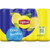 Lipton ice tea zero 8pk BEL
