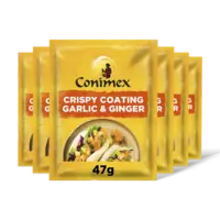 Conimex Crispy coating gember knoflook 6-pack
