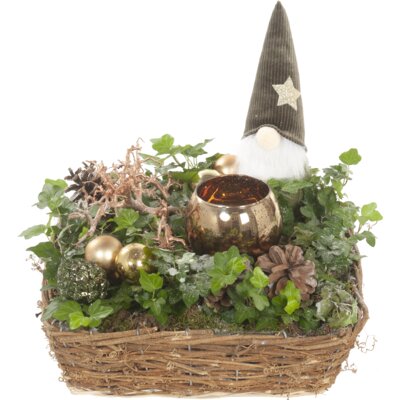 pdp-image-AH Kerstarrangement mand vierkant led