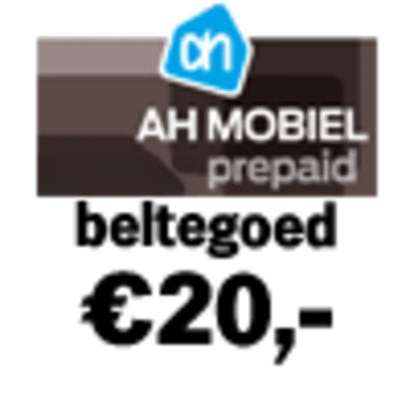 AH Mobiel prepaid beltegoed 20 euro