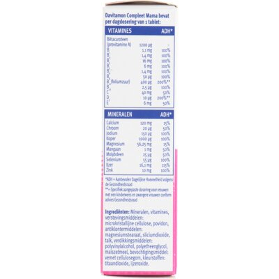 pdp-image-Davitamon Compleet zwanger multivitamine tabletten