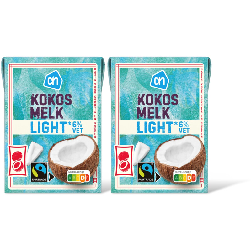 AH Kokosmelk light 2-pack