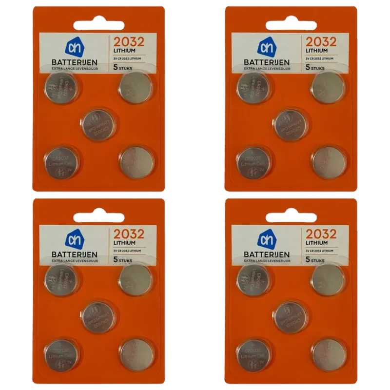 AH Knoopcel 2032 4-pack