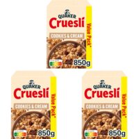 Quaker cookies & cream value pack 3-pack