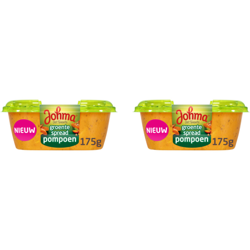 Een afbeelding van Johma Groentespread pompoen 2-pack