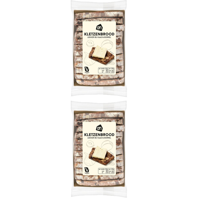 Een afbeelding van AH Kletzenbrood naturel 2-pack