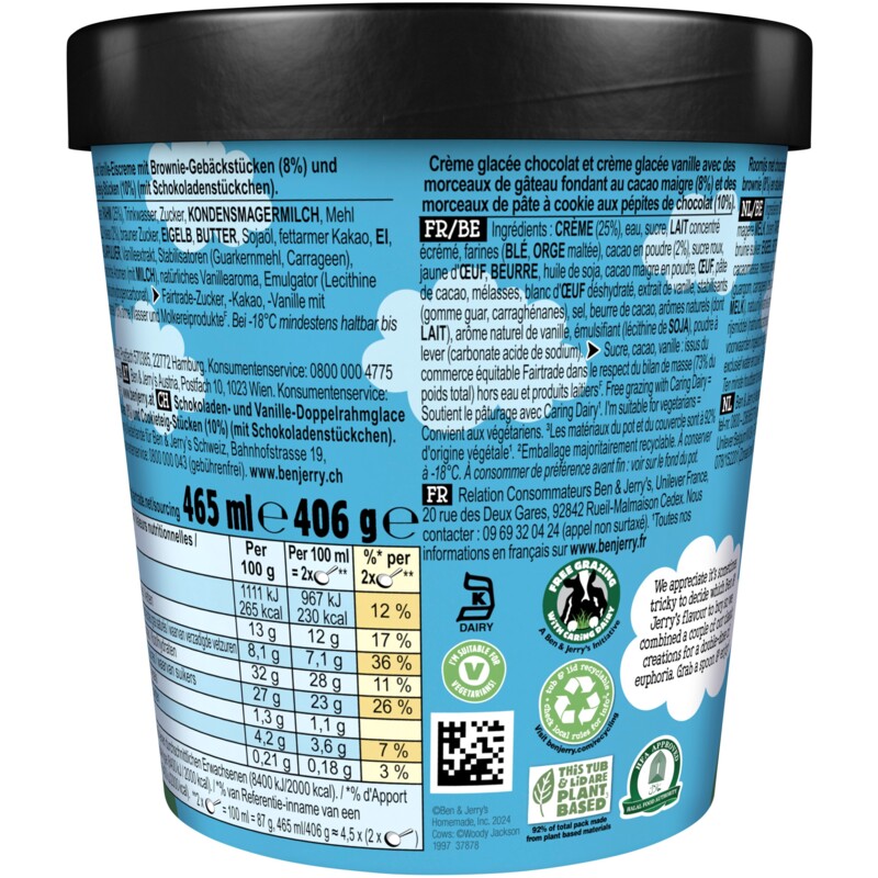 Een afbeelding van Ben & Jerry's Half baked