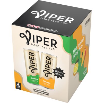 pdp-image-Viper Hard iced tea green & mango 4-pack
