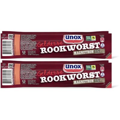 pdp-image-Unox Gelderse rookworst magnetron 2-pack