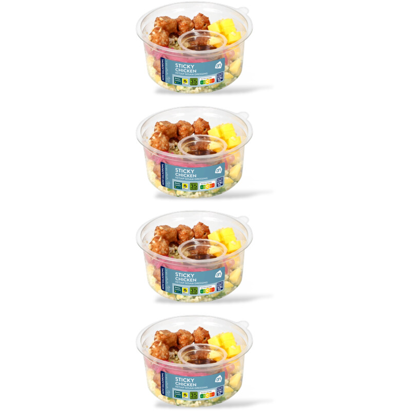 AH Mini saladbowl sticky chicken 4-pack