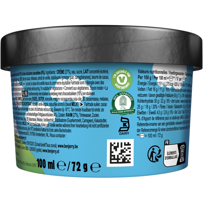 Een afbeelding van Ben & Jerry's Cookie dough