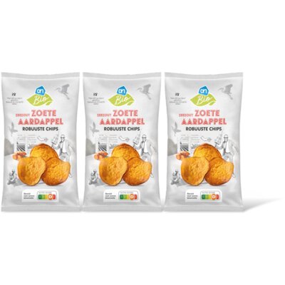 pdp-image-AH Biologisch Zoete aardappel chips 3-pack