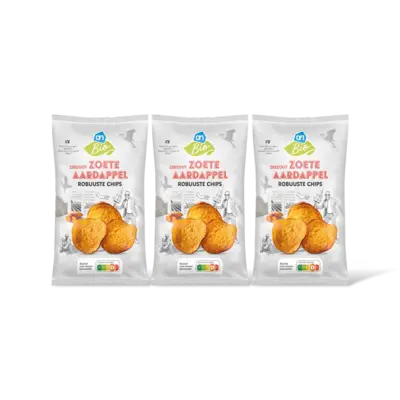 pdp-image-AH Biologisch Zoete aardappel chips 3-pack