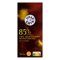 Delicata Reep 85% earl grey citroen maanzaadcake