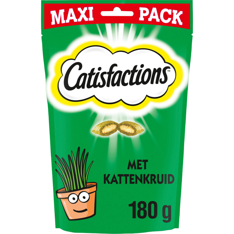 Een afbeelding van Catisfactions Kattensnack kattenkruid maxi pack