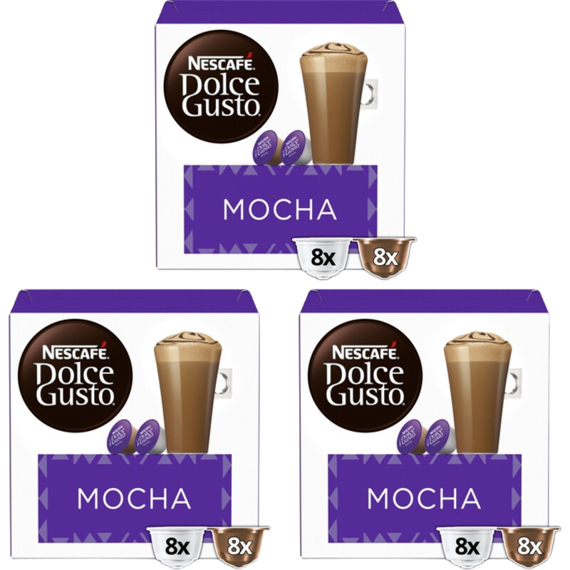 Een afbeelding van Nescafé Dolce Gusto Mocha 3-pack