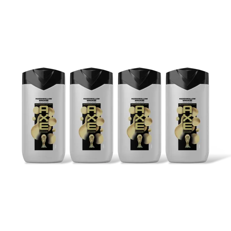 Axe Marshmallow smoke showergel 4-pack