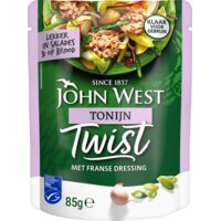 Een afbeelding van John West Twist tonijn met Franse dressing
