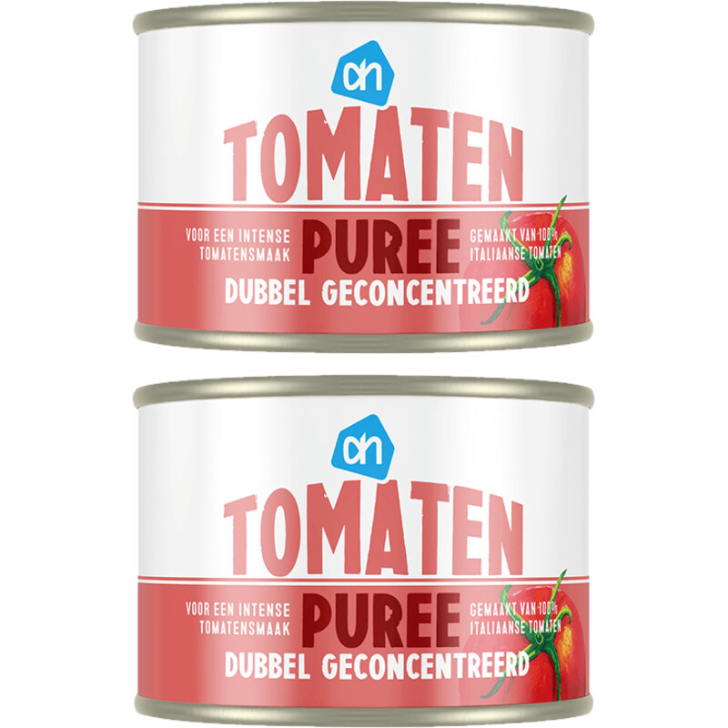 Een afbeelding van AH Tomatenpuree 2-pack