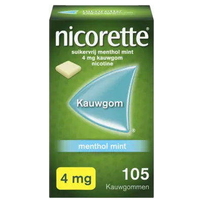 pdp-image-Nicorette Menthol mint 4mg kauwgom nicotine