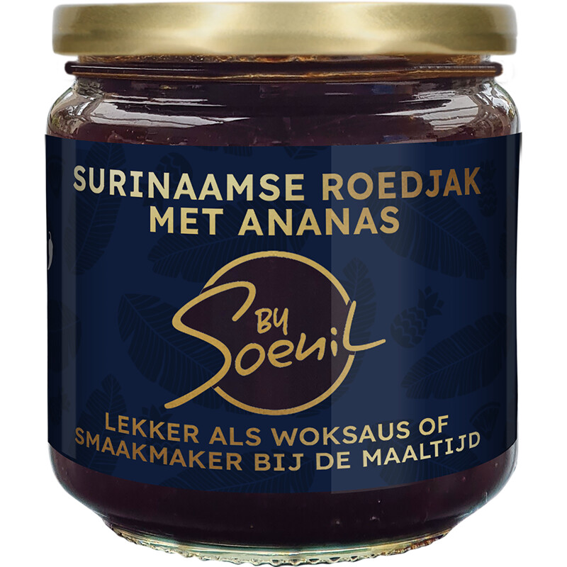 Een afbeelding van By Soenil Surinaamse roedjak met ananas