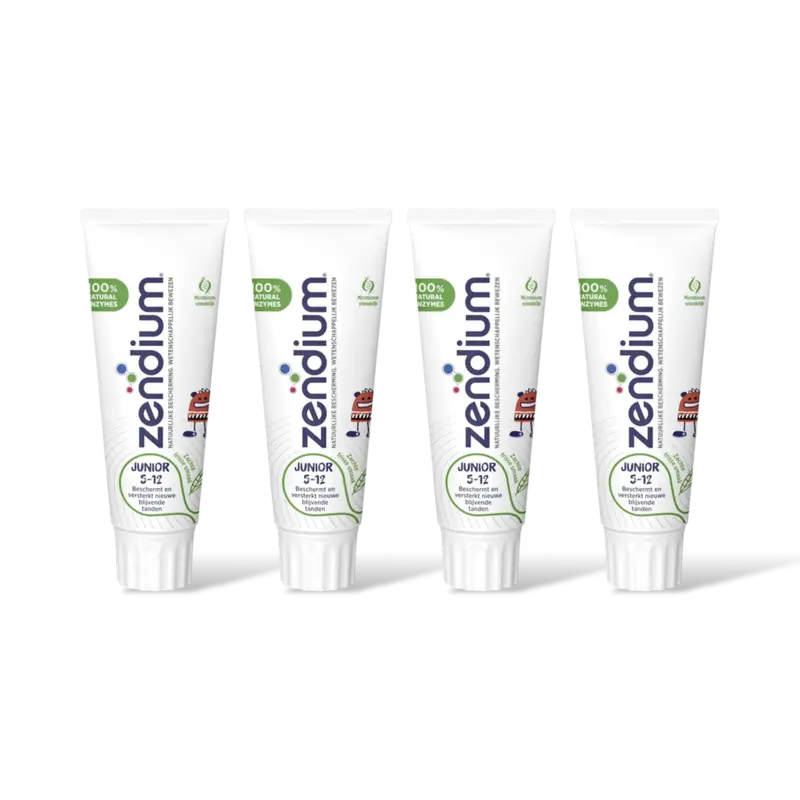 Zendium Junior 5-12 jaar tandpasta 4-pack