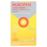 Nurofen Zetpillen voor kinderen 60mg