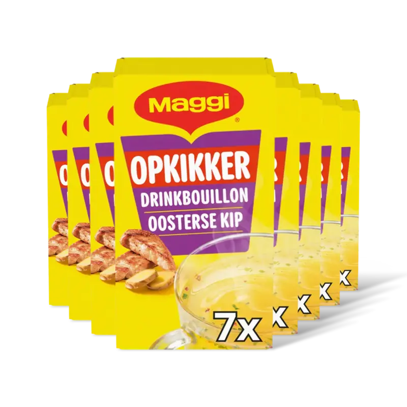 Maggi Opkikker drinkbouillon oosterse kip 8-pk