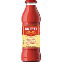 Een afbeelding van Mutti Passata gezeefde fluweelzachte tomaten