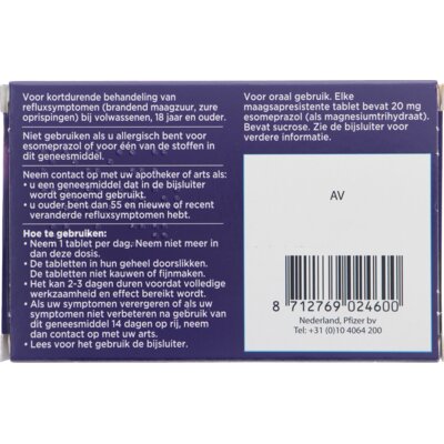 pdp-image-Nexium Control voor brandend maagzuur