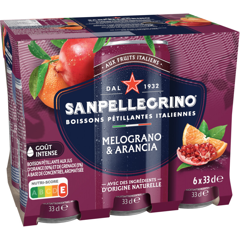 Een afbeelding van S. Pellegrino Melograno & arancia 6-pack