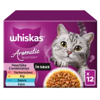 Whiskas Aromatic heerlijke combinaties in saus