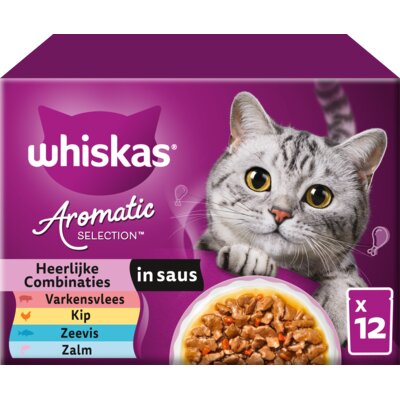 pdp-image-Whiskas Aromatic heerlijke combinaties in saus