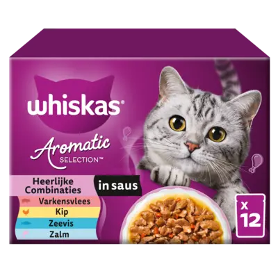 pdp-image-Whiskas Aromatic heerlijke combinaties in saus