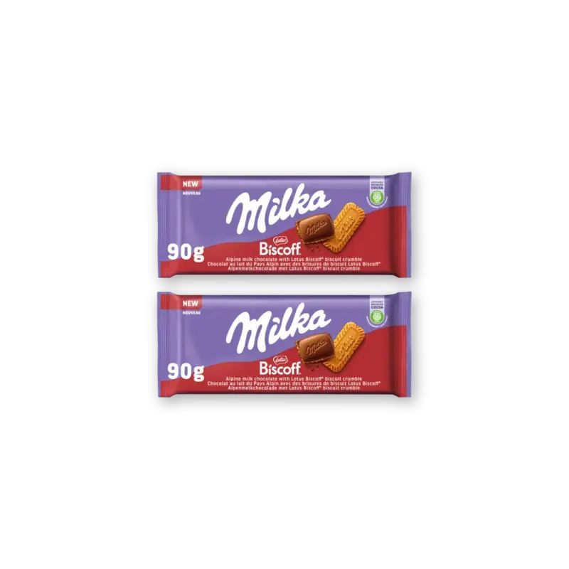 Chocoladereep lotus biscoff 2-pack