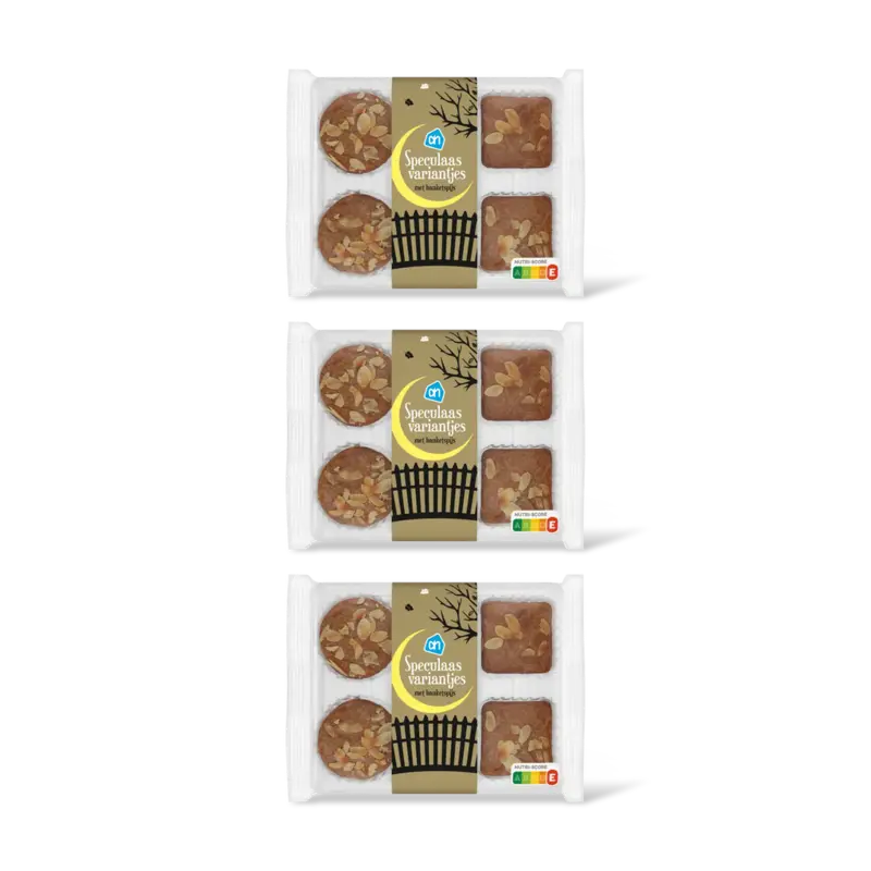 AH Speculaas variantjes banketspijs 3-pack