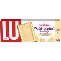 LU Scholiertje witte chocolade