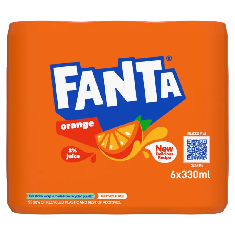 Fanta Orange 6-pack bel