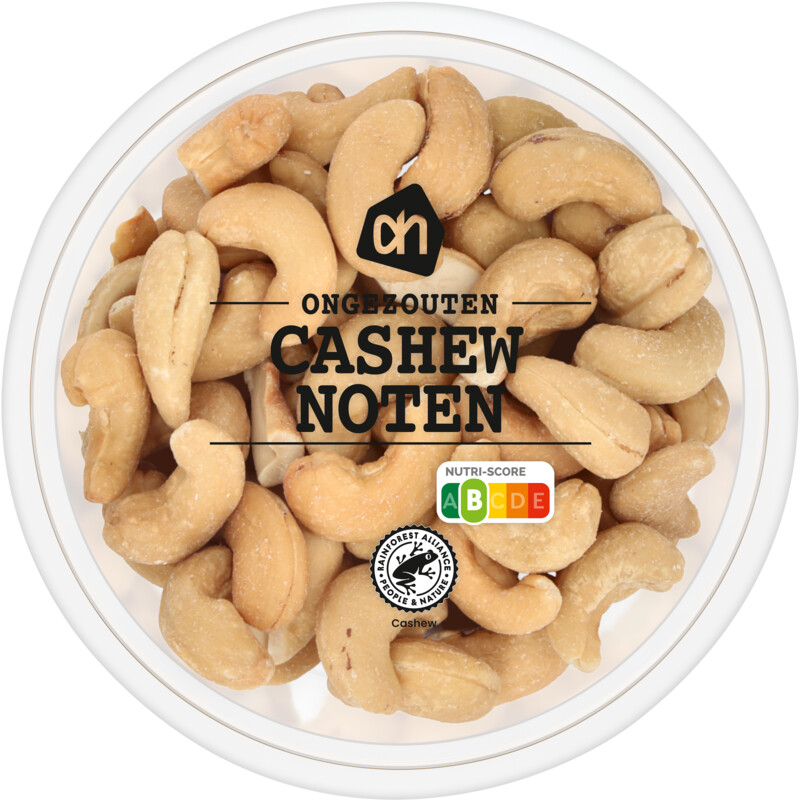 Een afbeelding van AH Ongezouten cashewnoten