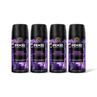 Axe Purple patchouli deo bodyspray 4-pack