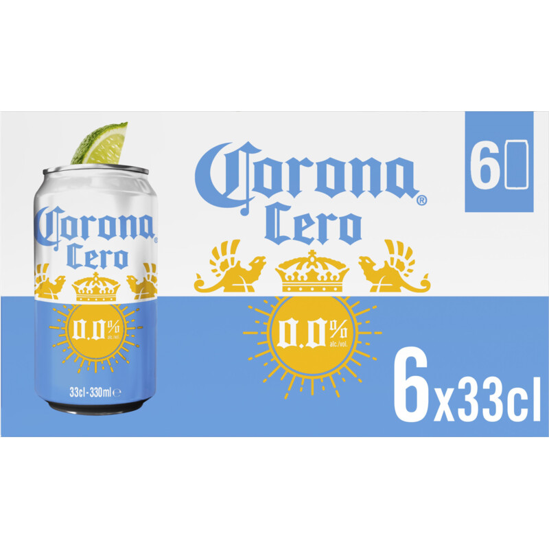 Een afbeelding van Corona Cero alcoholvrij bier 4-pack