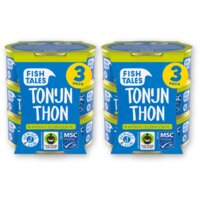 Fish Tales Skipjack tonijn olijfolie 3-pack 2-pack