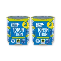 Fish Tales Skipjack tonijn olijfolie 3-pack 2-pack