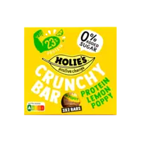 Holie's Crunchy bar protein lemon poppy