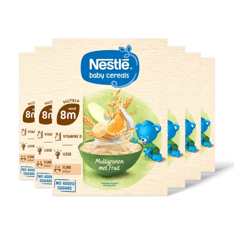 Nestlé Baby cereals multigranen fruit 8m+ 6-pck