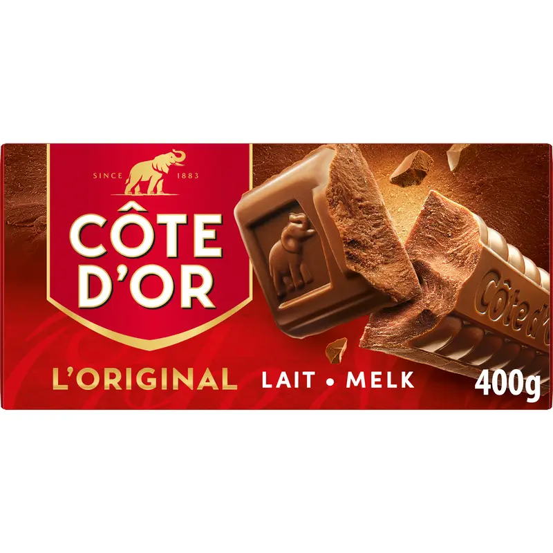 Côte d'Or Melk tablet 2 stuks BEL