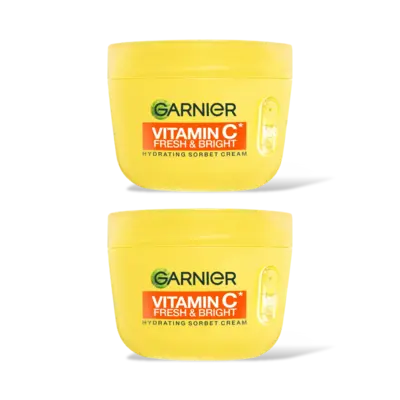 pdp-image-Garnier Vit c fresh/bright sorbet cream 2pk